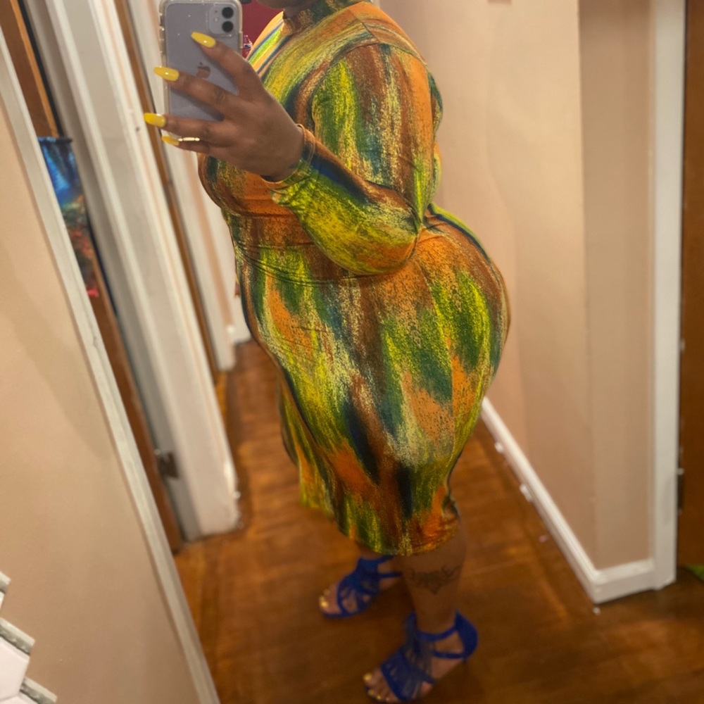 Long stretchy dress worn once